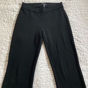 Eileen Fisher PP Straight Leg Crop Pants Black